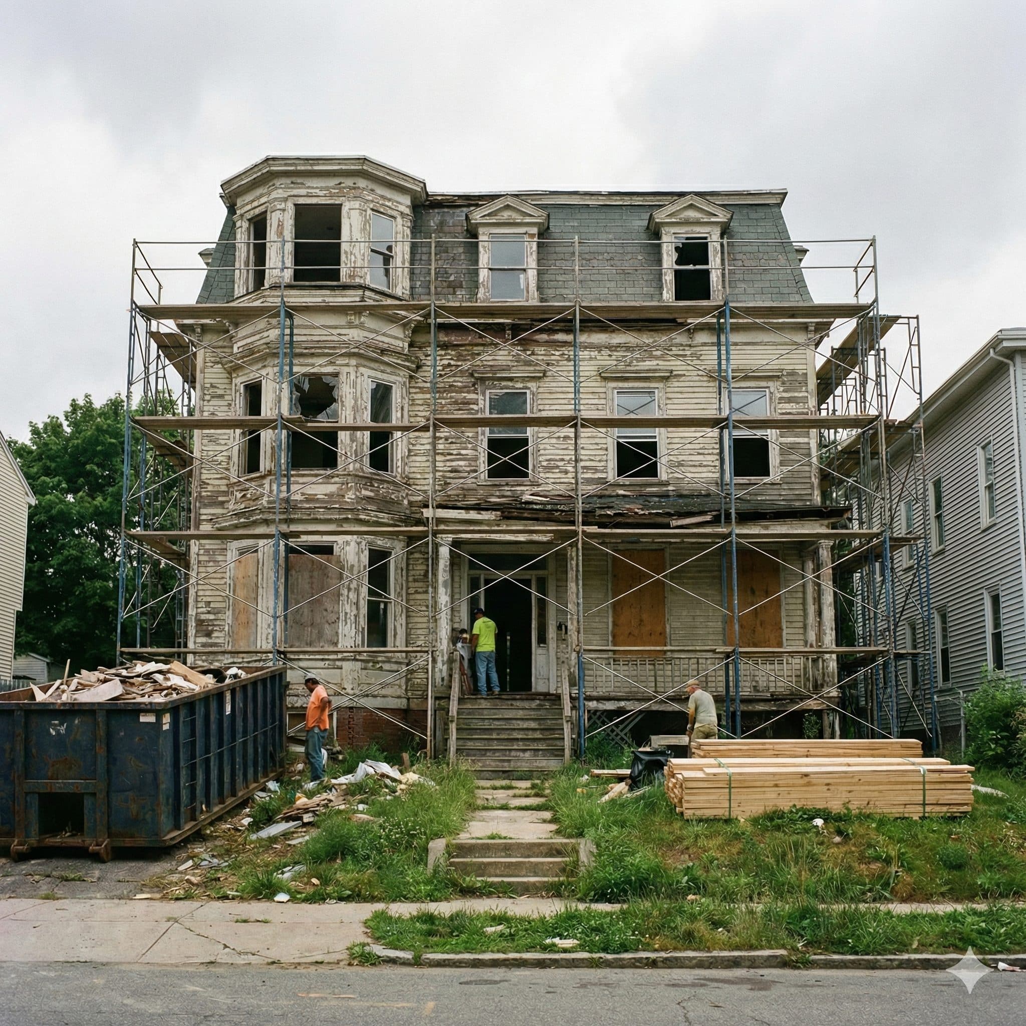 A single-family renovation project financed by a Stage Point Fund first-lien loan